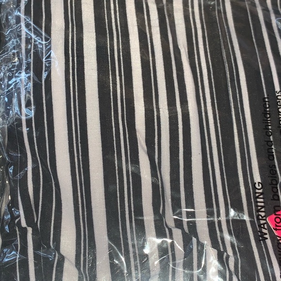 NWT High Waist Striped Palazzo Pants -OS - Picture 5 of 6